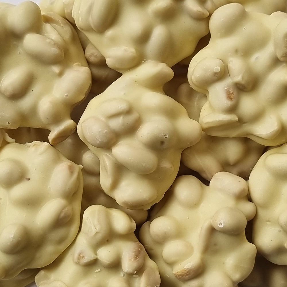 Ambachtelijke pindarotjes wit